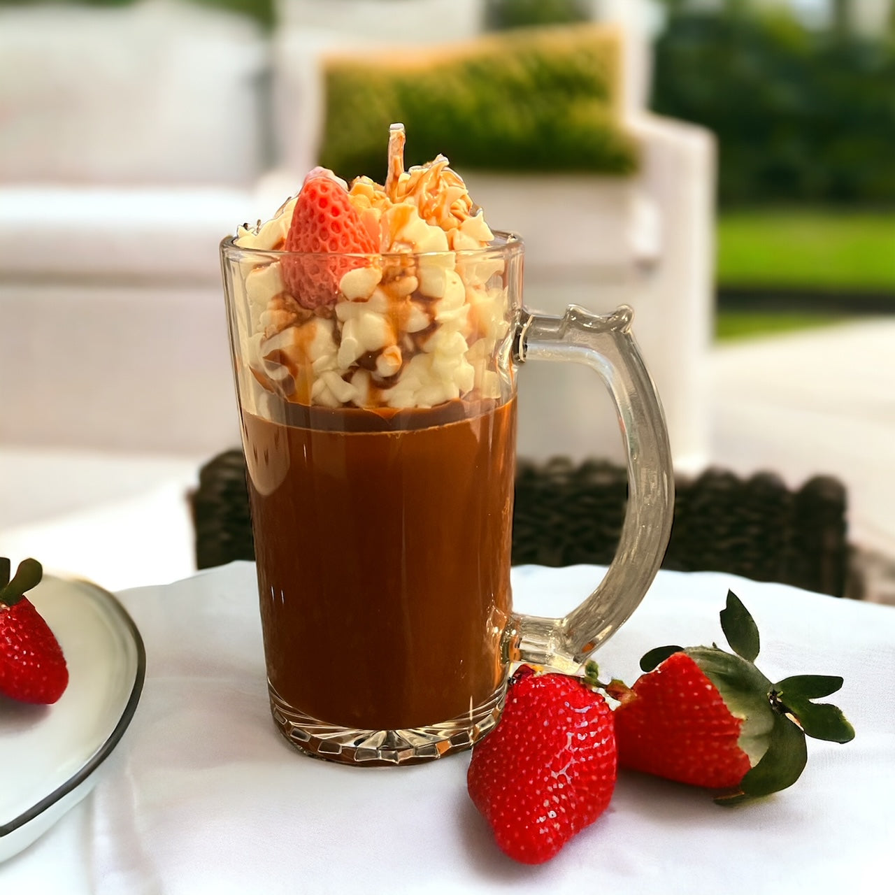 Chocolate Shake Desert Candle