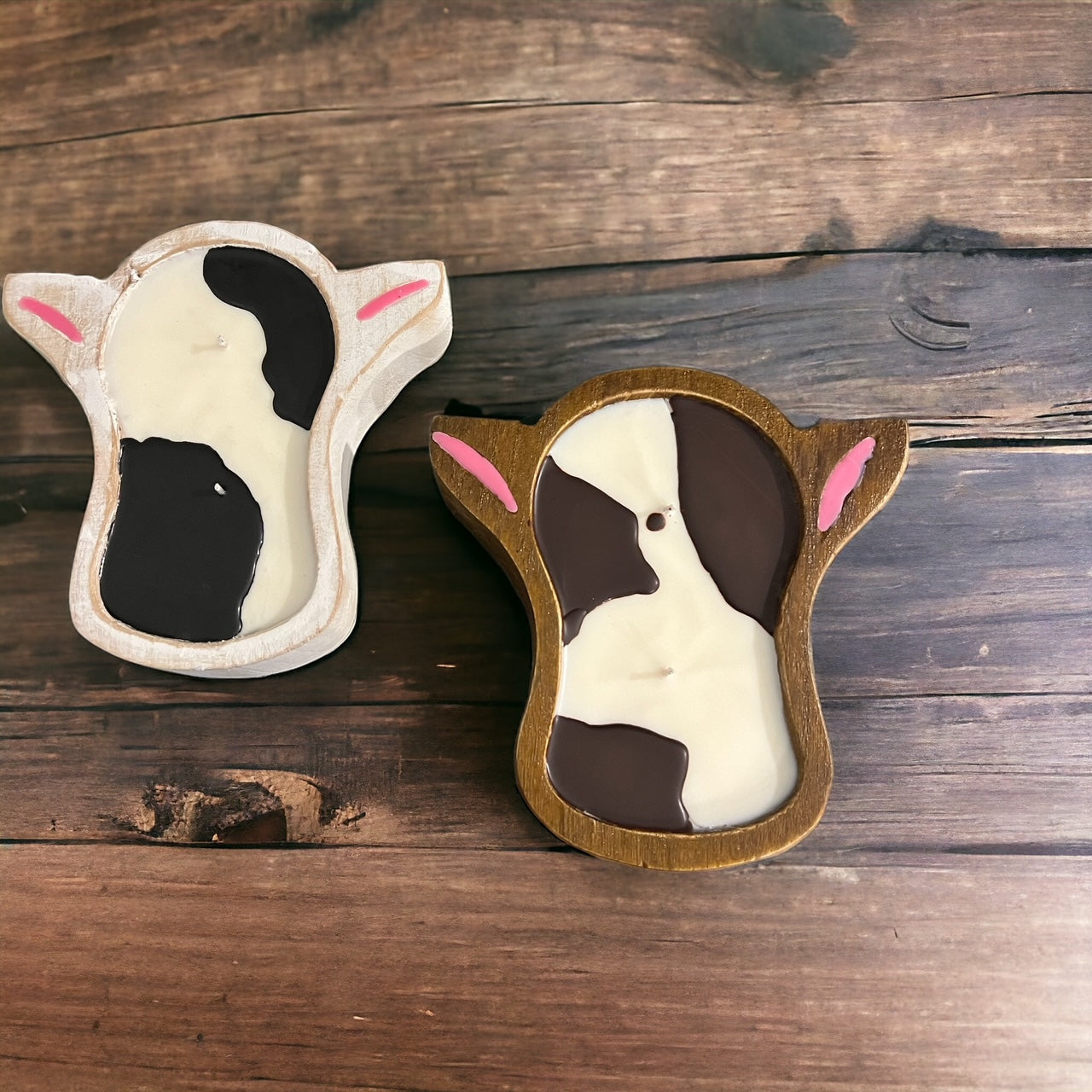 Cow Head Shaped Dough Bowl Candles